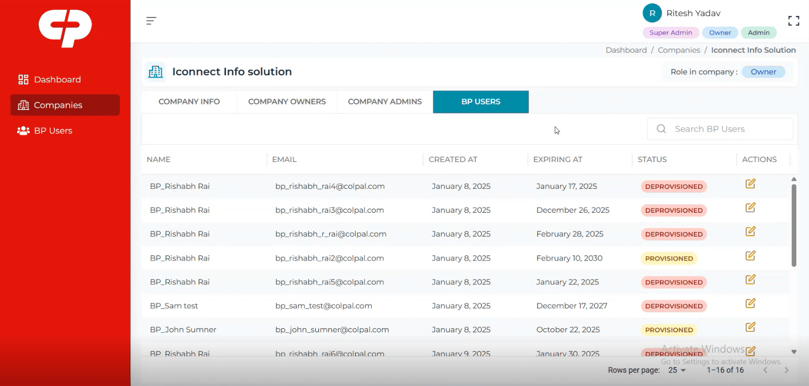 Development of Business Portal V2